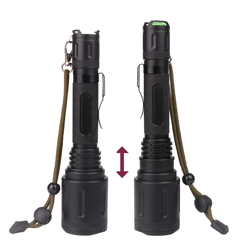 Litwod Z301262 XHP70 powerful LED flashlight torch 20000LM Zoom Tactical defense daylight flashlight Lantern for hunting light