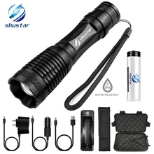 CREE XM-T6 Bicycle Light 4500 Lumens Bike Light 7modes Torch Zoomable LED Flashlight +18650 Battery + Charger + Bicycle Clip CREE XM-T6 Bicycle Light 4500 Lumens Bike Light 7modes Torch Zoomable LED Flashlight +18650 Battery + Charger + Bicycle Clip