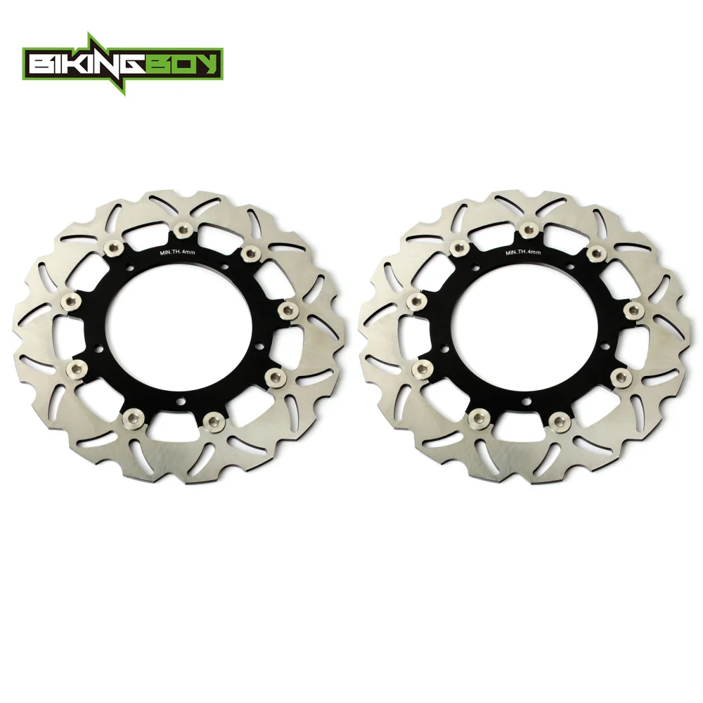 BIKINGBOY передние тормозные диски роторы для Yamaha YZF R6 03 04 FZ6 FAZER S2 600 07 08 MT03 660 06-11 10 MT-09