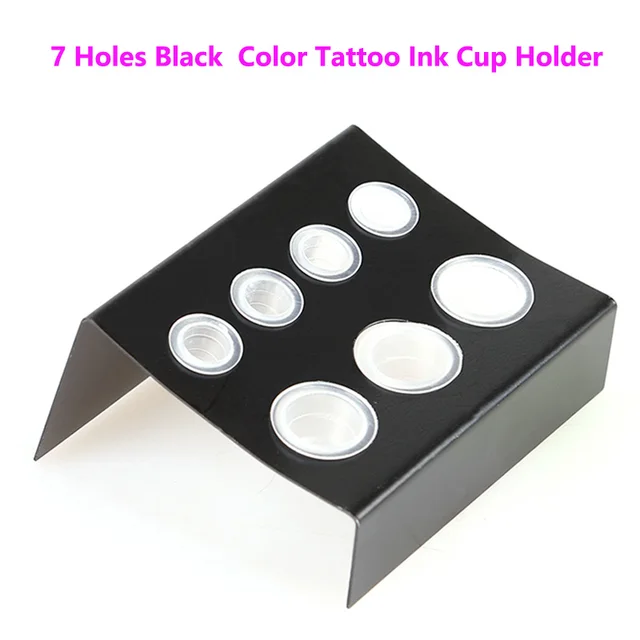 7 Holes 22 Holes Pigment Container Stand Tattoo Accessories Supplies Stainless Steel Tattoo Permanent Makeup Ink Cup Holder 7 Holes 22 Holes Pigment Container Stand Tattoo Accessories Supplies Stainless Steel Tattoo Permanent Makeup Ink Cup Holder