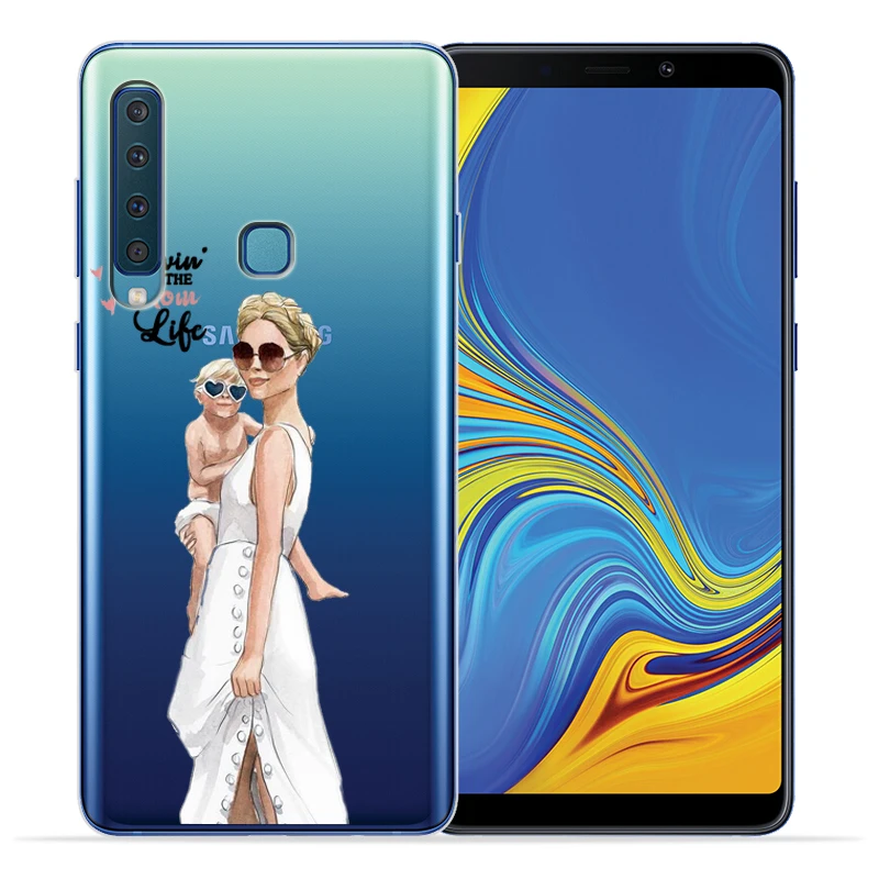 Модный чехол для телефона Super Dad Mom Girl Baby Coque Etui Samsung Galaxy A40 A20 A30 A50 A10 A70 M10 M20 Shell Capa Back