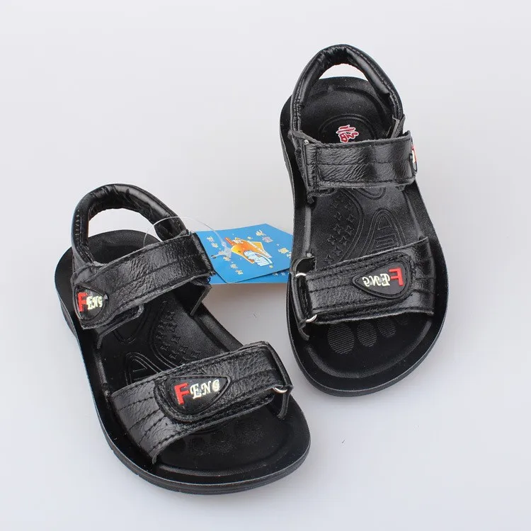 J Ghee/летние сандалии для мальчиков из натуральной кожи; пляжная обувь для мальчиков; детская обувь; простая детская обувь; европейские размеры 26-30; Большая распродажа; 2 цвета