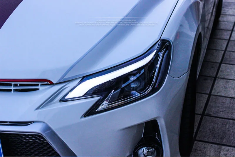 Светодиодный фонарь для Toyota Reiz Mark X 2013 2015 HID Xenon фары + светодиодный труба объектив