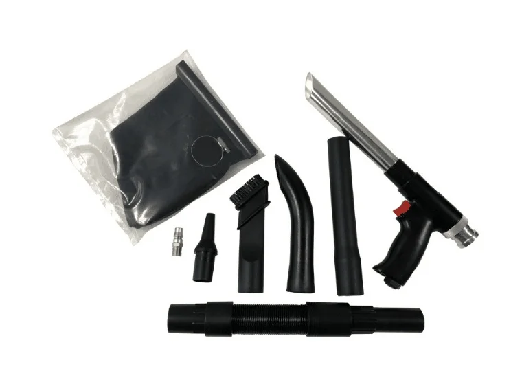 

1/4 Dual Use Pneumatic Dust Blowing Absorber Air Vacuum Blow Gun Dust Collector Blowing car cleaning tool Household tools