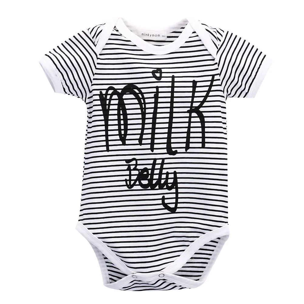 

2017 Newest Kids Baby Boy Girl bodysuits Infant Striped Jumpsuit Bodysuit Clothes Outfits