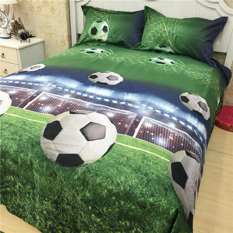 3d Football Bedding Set Autumn Bed Sheet Set Comforter Duvet Cover