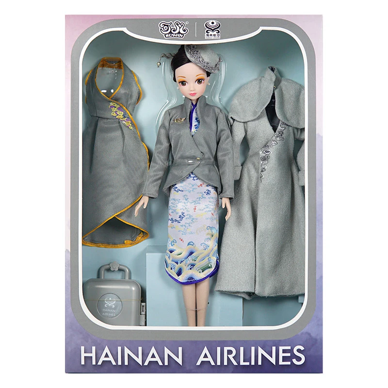 Горячая Распродажа IP кукла Hannan Alirlines Модная Кукла лучший подарок#11084/11083 эксклюзивные онлайн продажи