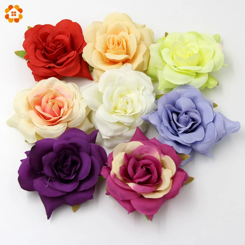 10 шт. искусственные шелковые розы сделай сам|flower shower head|flower arrangements wedding centerpieceshead |
