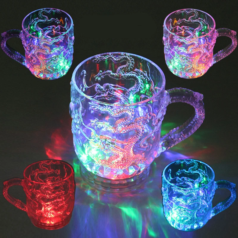 

Luminous Toys/Induction flash dragon cup / pouring light / beer cup/colorful light/baby toys for children/toy/best gift