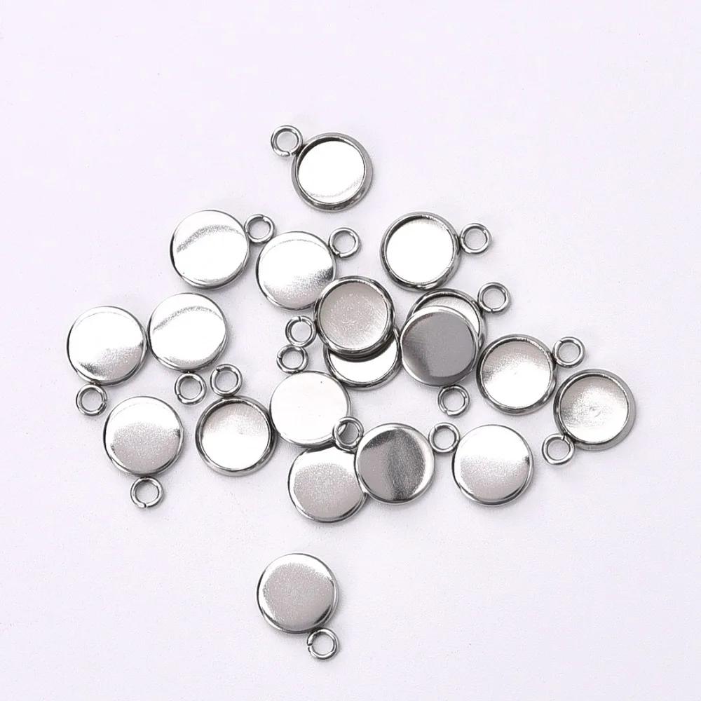 100 Ciondoli A Lunetta In Acciaio Inox, Da 6 A 30 Mm – Per I Tuoi Gioielli Fai Da Te