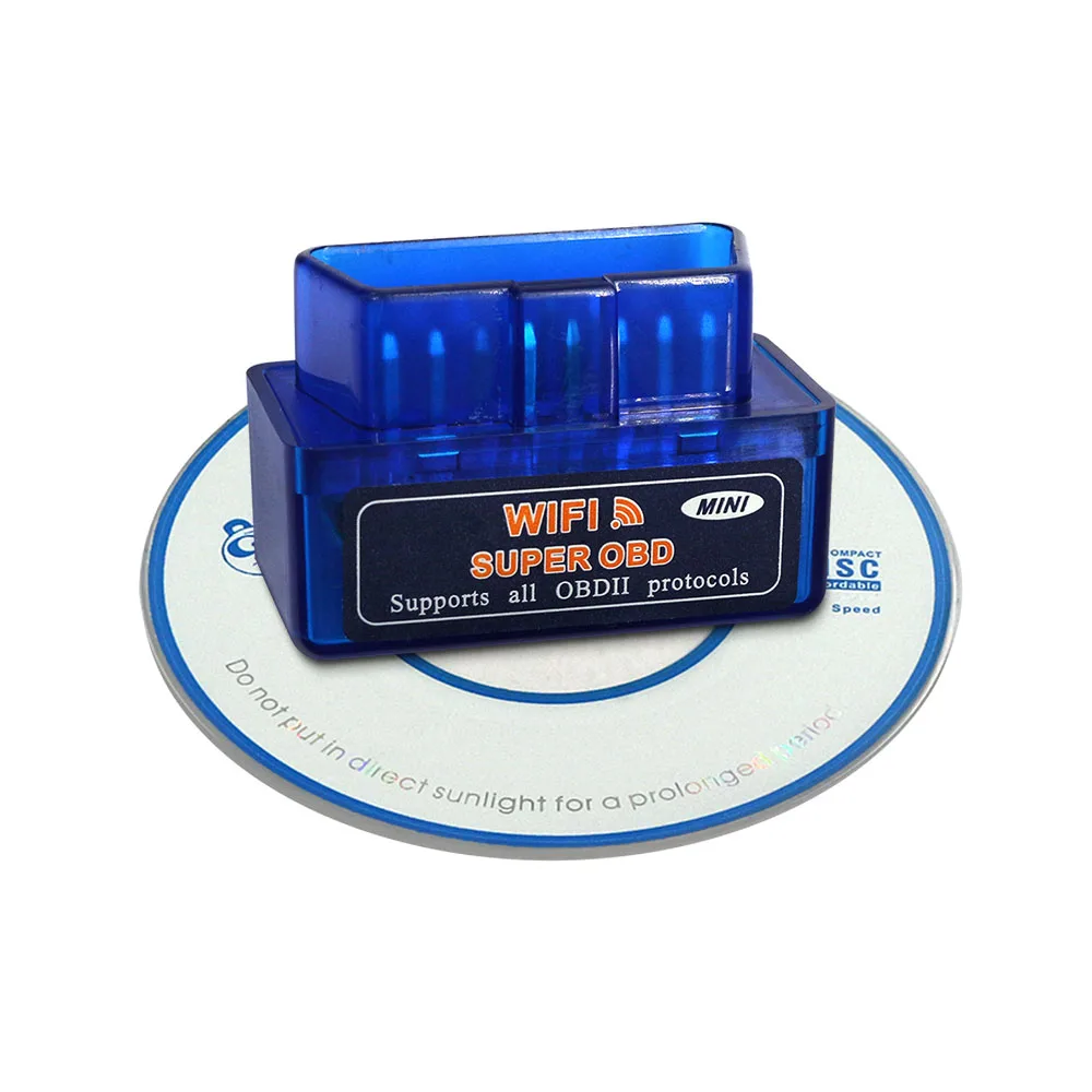 ELM327 OBD2 WI-FI V1.5 автомобильный диагностический инструмент ELM 327 Wi Fi OBDII сканера штрих-кода с реальными PIC18F25K80 чип для Android/iOS 12V дизельное топливо