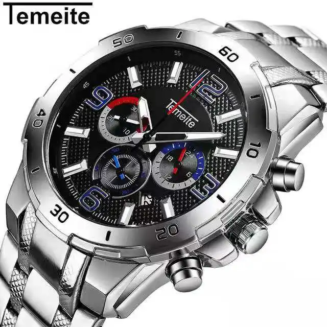 Fashion Luxury Brand Waterproof and shockproof Military Sport Watches Men Silver Steel Digital Quartz Analog Luminous Watch Fashion Luxury Brand Waterproof and shockproof Military Sport Watches Men Silver Steel Digital Quartz Analog Luminous Watch