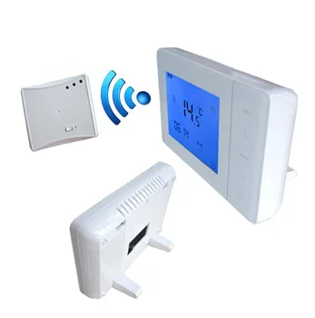 

433mhz RF transmitter and receiver Programmable room thermostat with heating system