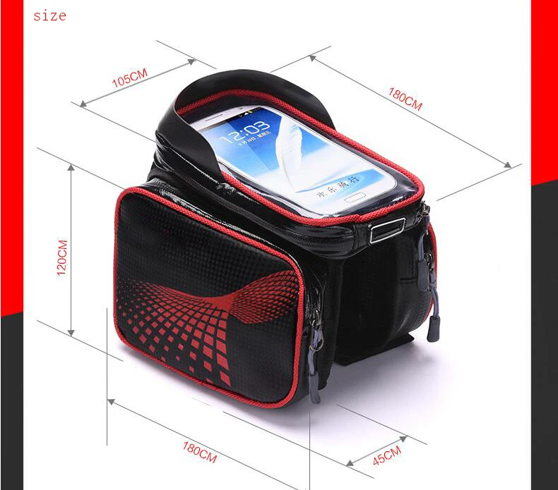 Clearance 2017 Real Bike Bag Bisiklet Aksesuar Touch The Mountain Bike Front Beam On Tube Rainproof Saddle Riding Equipment Accessories 1 Clearance 2017 Real Bike Bag Bisiklet Aksesuar Touch The Mountain Bike Front Beam On Tube Rainproof Saddle Riding Equipment Accessories 1