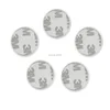 125khz RFID EM4305 T5577 5200 3M Adhesive Stickered Coin Card Rewritable Copy Clone Card(25mm) ► Photo 3/4