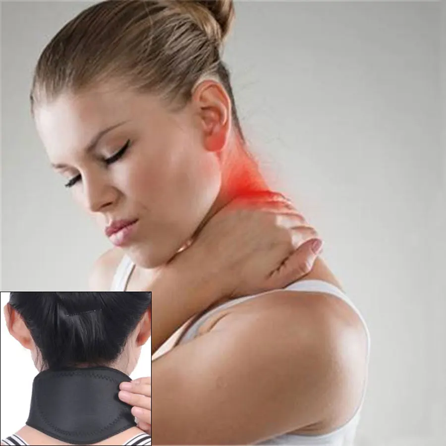 

2018 Neck Protection Massager Magnetic Therapy Self Heating Neck Pain Relief Belt Massager Braces Supports