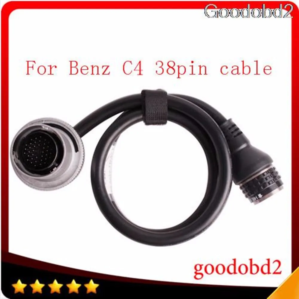 car battery analyzer For  benz mb star c4  SD C4 connector 38Pin 38 pin  38-pin cable High quality diagnostic car cable motorcycle temp gauge