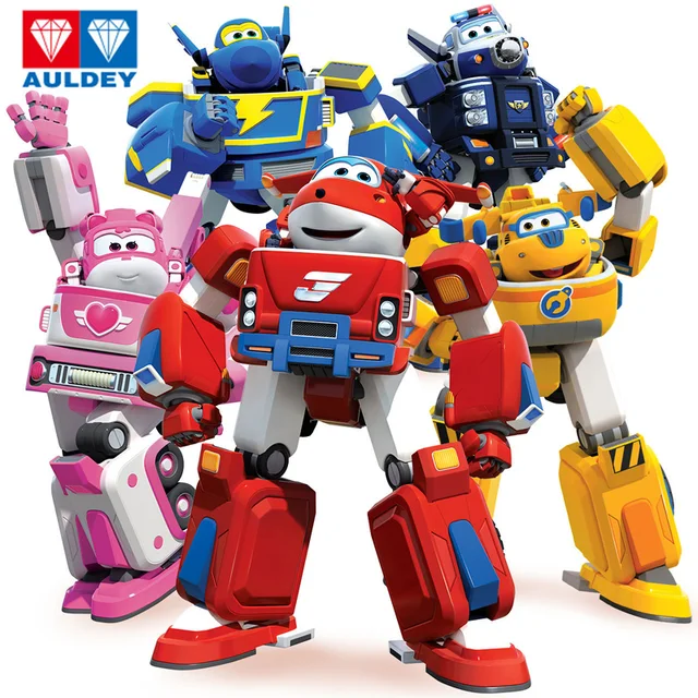 Cheap Newest Big Deformation Armor Super wings Rescue Robot Action Figures Super Wing Transformation Fire Engines Toys