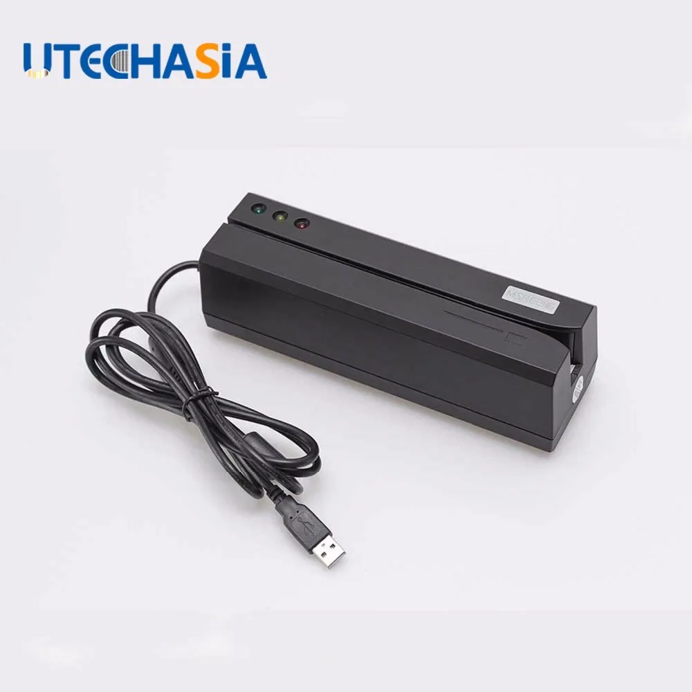 Magnetic Card Reader MSRE22 Magstripe Writer Encoder Swipe USB Interface  Black VS 22 22 22 Ship From UK US CN Stock