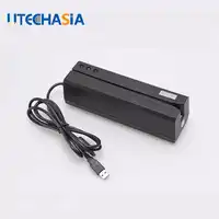 Magnetic Card Reader MSRE206 Magstripe Writer Encoder Swipe USB Interface Black VS 206 605 606 Ship From UK US CN Stock