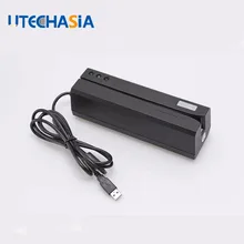Magnetic Card Reader MSRE206 Magstripe Writer Encoder Swipe USB Interface Black VS 206 605 606 Ship From UK US CN Stock
