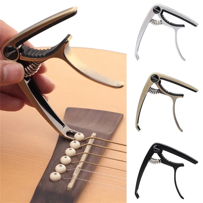 Longteam Acoustic Guitar Capo Guitarra Capos Durable Guitar Part Accessories Instrument Zinc