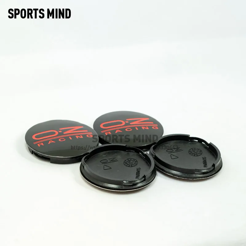 

20PCS/lot BLACK RED 62MM OZ Racing Car Wheel Center Caps Alloy Stylish Hard Wearing Replacement Dust Cover M595