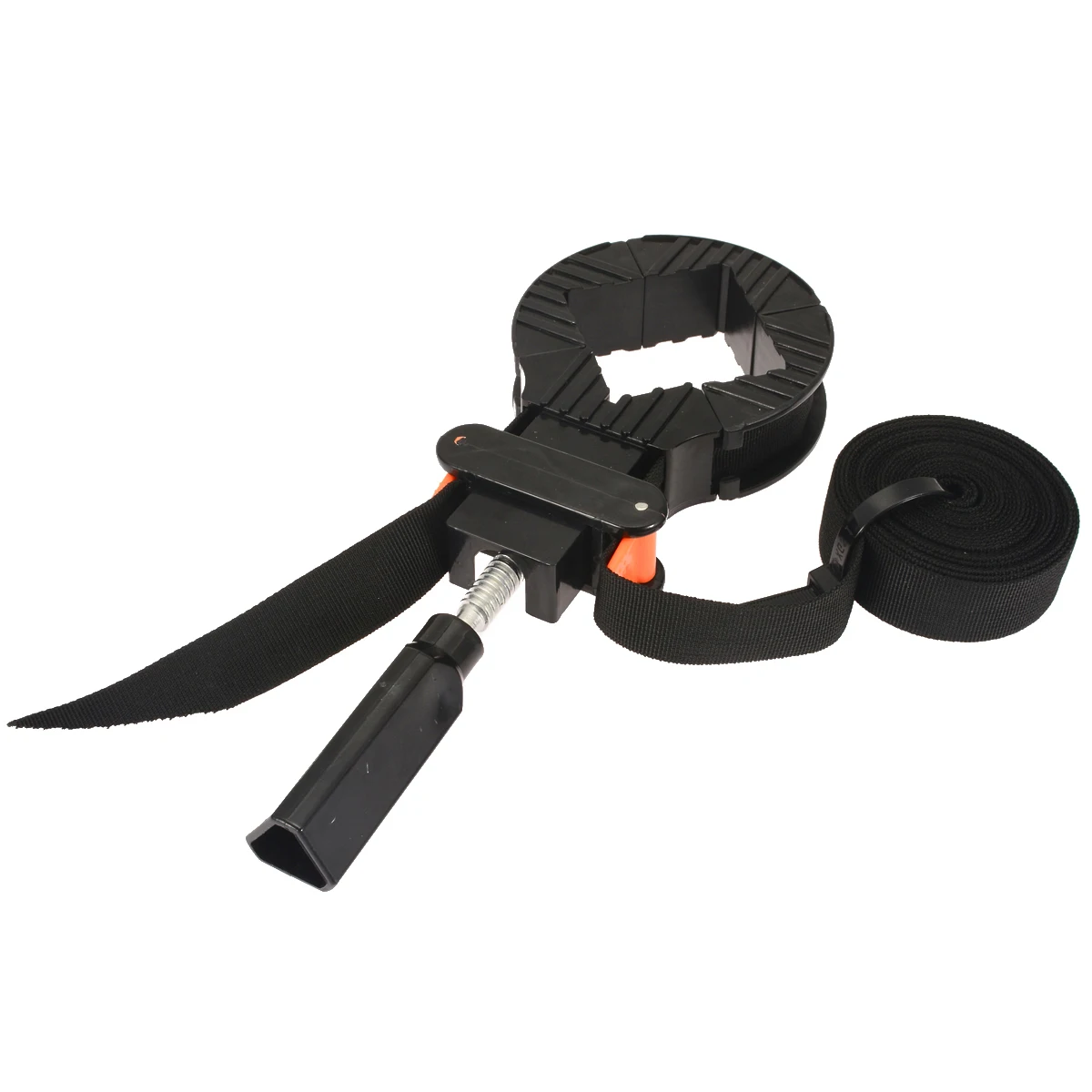 Multifunction Strap Clamp 4 Jaws Quick Adjustable Band Corners Clamp Polygonal Clip for Woodworking Picture Art Craft Decor