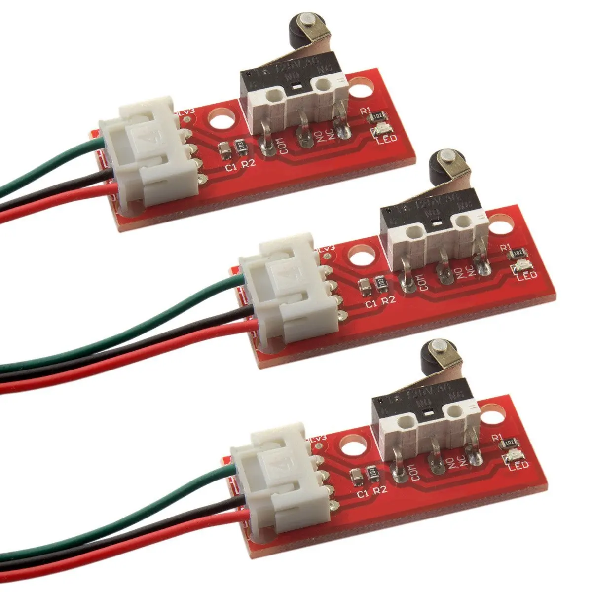 

Mechanical End Stop with Wiring for CNC Machine or RepRap 3D printer, compatible with RAMPS