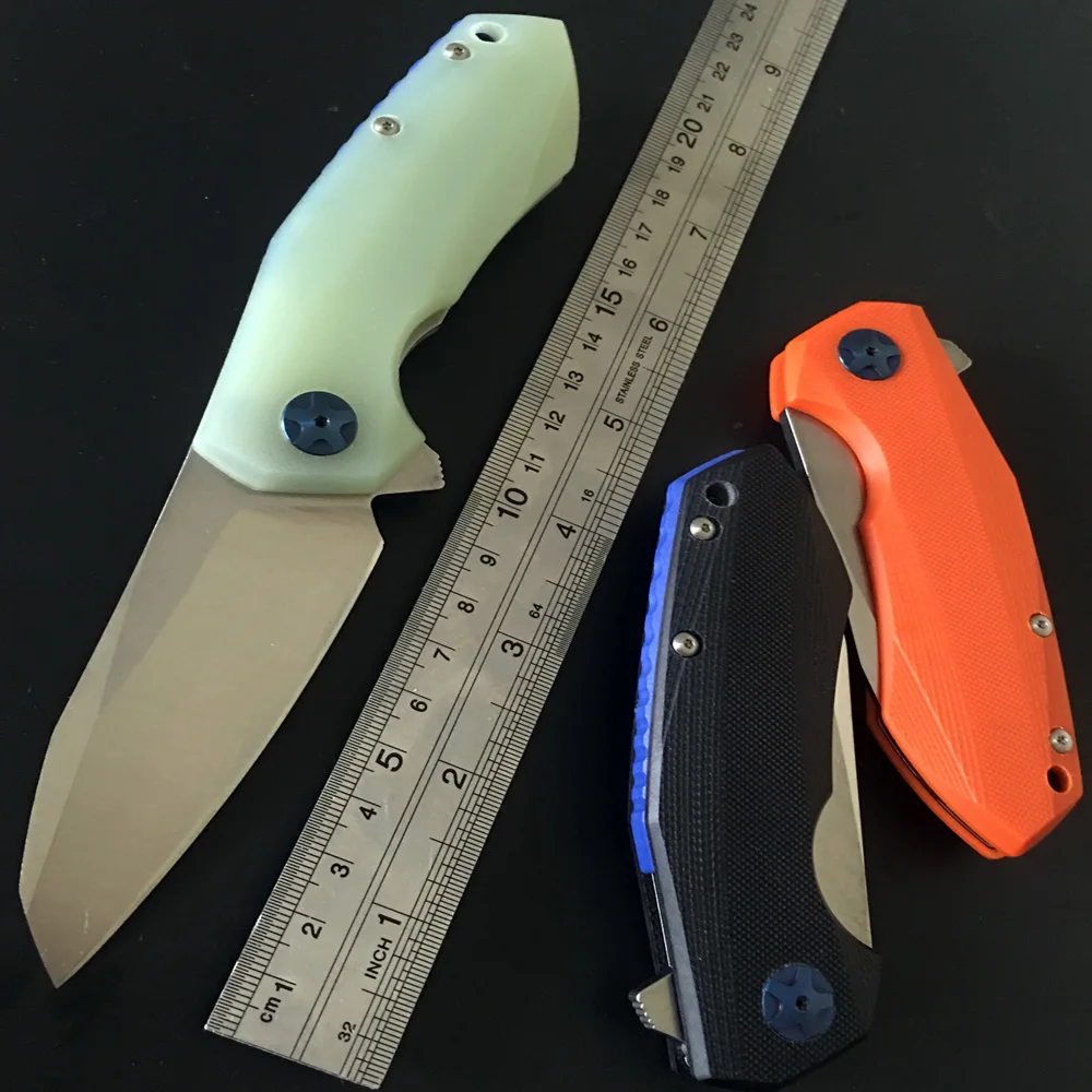 DX Top quality ZT0456 D2 Blade Tactical Folding ZT Knife flipper Ball