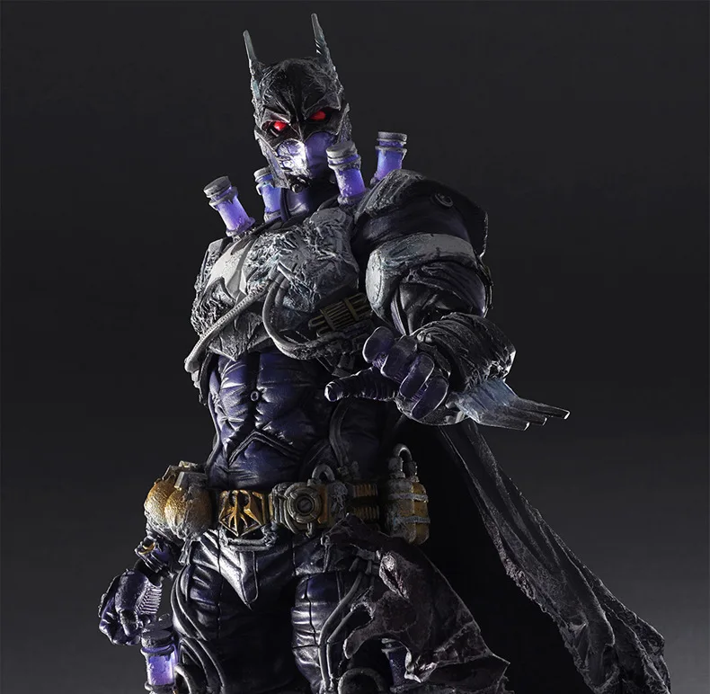 

hot bad guys TOY Movie Figure 27CM PLAY ARTS KAI Batman 10.63" PVC Action Figure Collectible Model Toy Brinquedos Christmas Gift