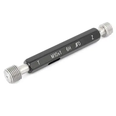 

M10 x 1 6H Steel Pipe Thread Plug Gage Go/No Go Gauge Gaging Tool