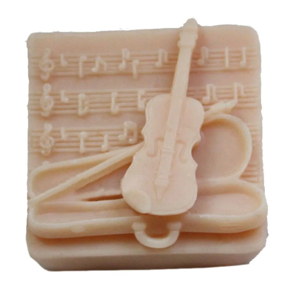 

Grainrain MUSIC Soap Mold Handmade Craft Clay Silicone Cake Chocolate Baking Tools