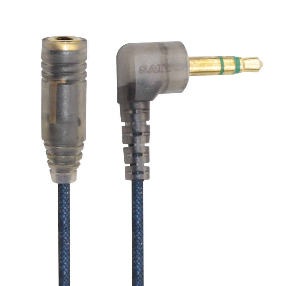 

3.5mm Aux Extender one meter longer Nylon Braided Cable for the PC