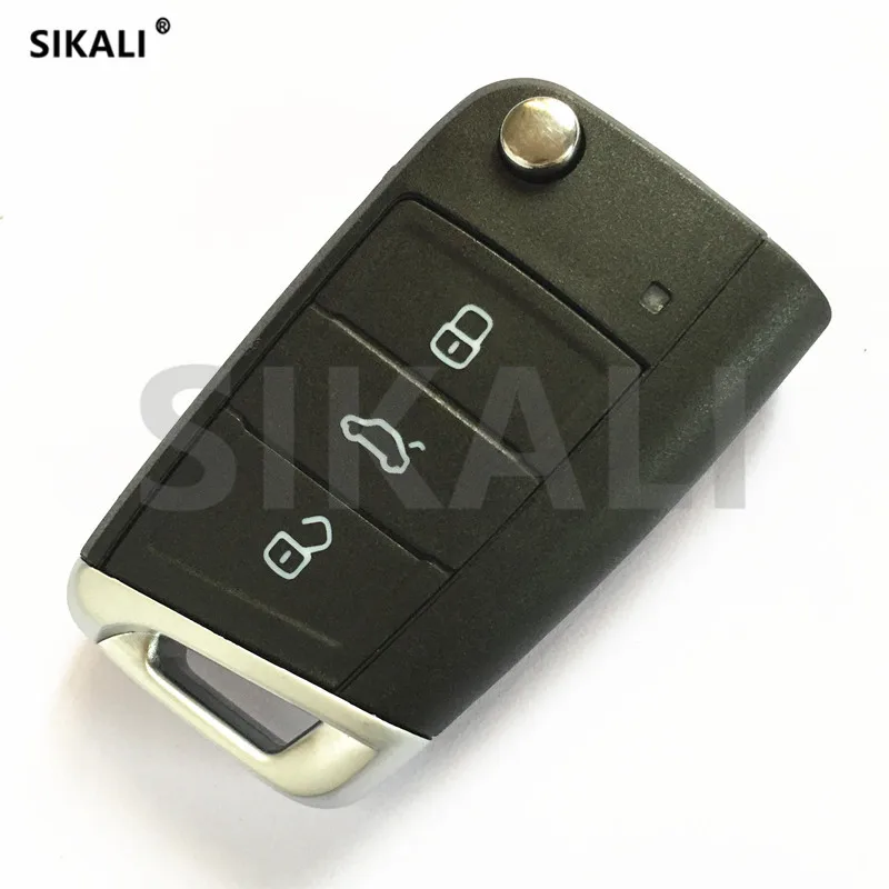 SIKALI дистанционный ключ 434 МГц для VW/VOLKSWAGEN Golf 7 MK7 Touran Polo Tiguan без ключа