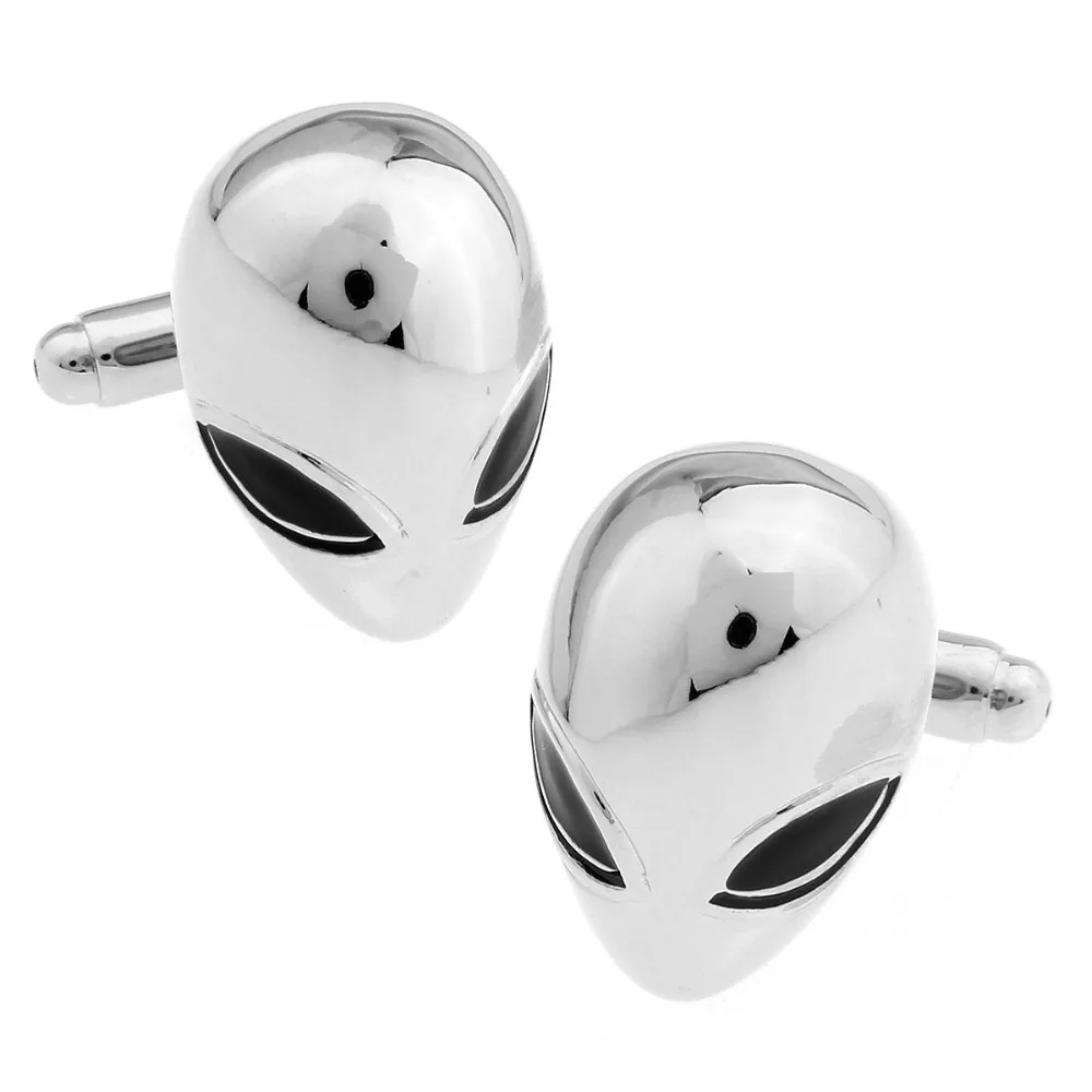 

Classic The Heroman Shirt Cuff links Jewelry The Aliens Black Eye cufflinks for mens 170991