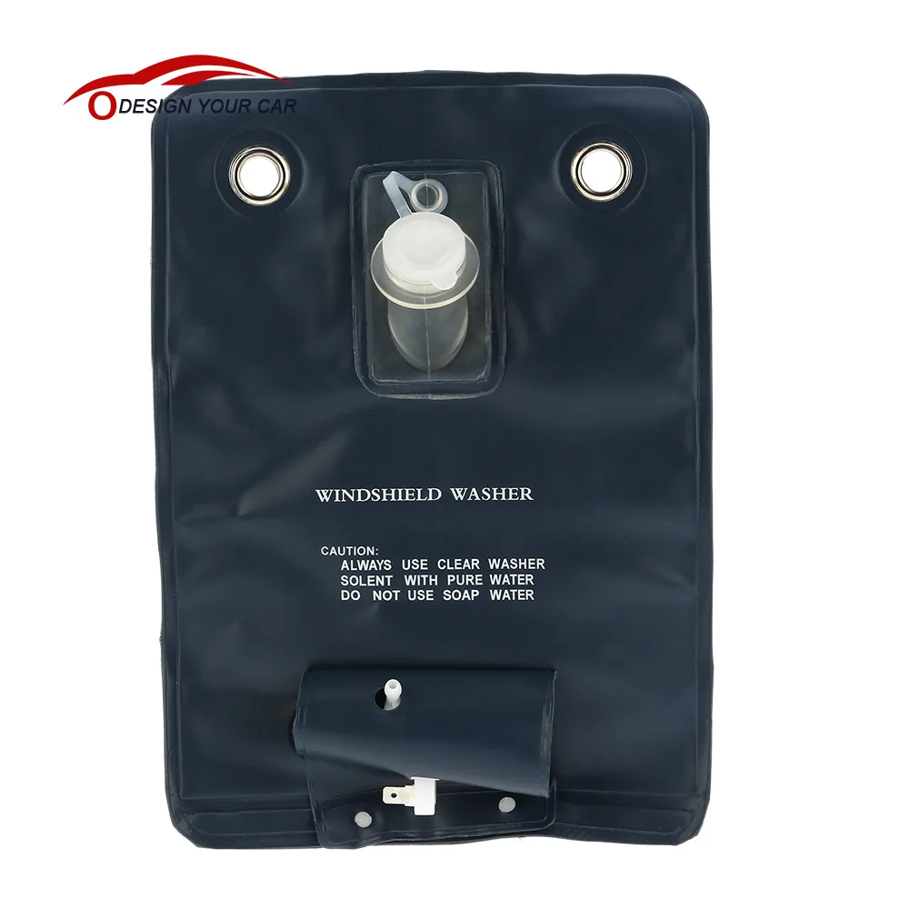 Car Style 12V Universal Windshield Washer Pump Bag Kit With Jet Button