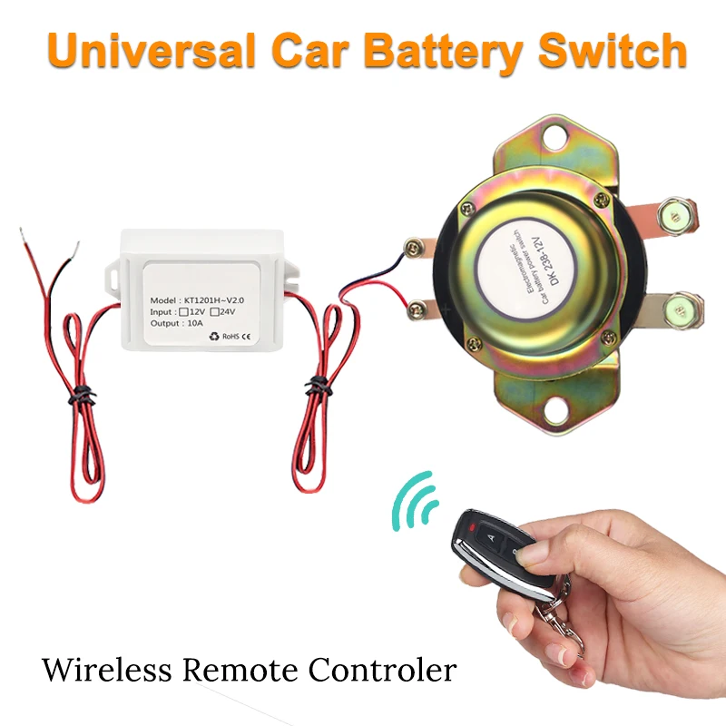 Пульт дистанционного управления Электромагнитная лодка выключатель батареи изоляция разъединитель 12 В+ перчатки электромагнитный Аккумулятор мощность терминал транспортного средства