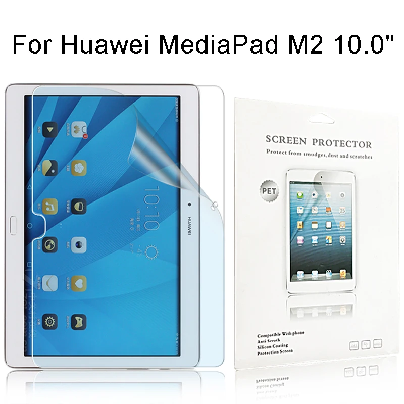 

Anti-shatter screen protector film For Huawei MediaPad M2 10.0" TAB Explosion-proof Nano soft protective film Not Tempered Glass