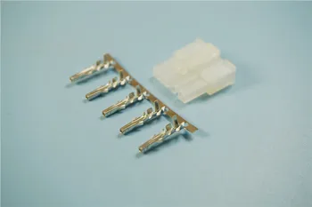 

10pcs 5557 Mini-Fit Jr. Receptacle Housing 4 Pin Single Row 4 Circuits Power connector Shell Female Socket Latch Lock Terminal