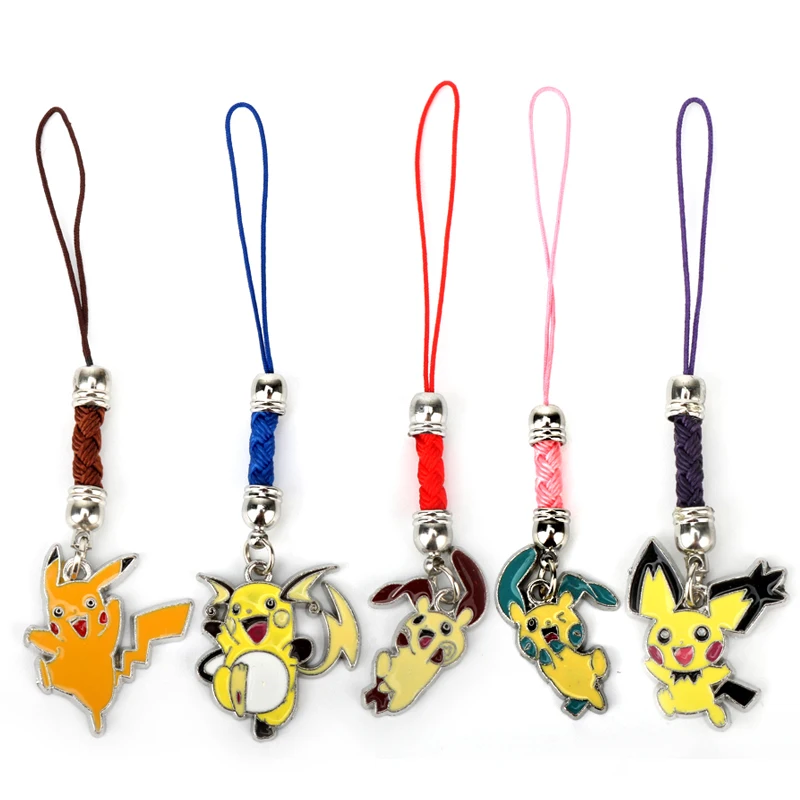 

dongsheng Anime Pokemon Pikachu Pocket Monster Metal Key Chain Key Ring Pokemon Go Keychain Cosplay Toy Fashion Cute Gifts