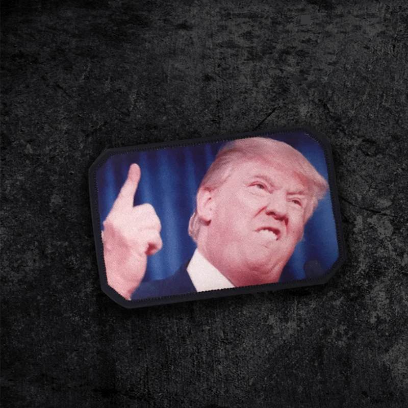 

New Donald Trump Armband Morale Color Patch Affixed Hunting Military Patches Badge for PVC Patch