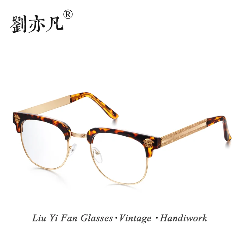 

2017 Retro glasses frame TAG brand designer fashion star style computer vintage spectacle frames optical glasses men women
