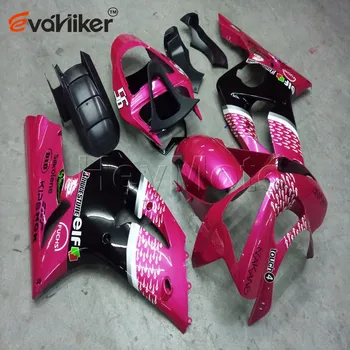 

ABS Plastic fairing for ZX-6R 2003-2004 ZX 6R 03 04+Bolts+ Painted pink Injection mold H2