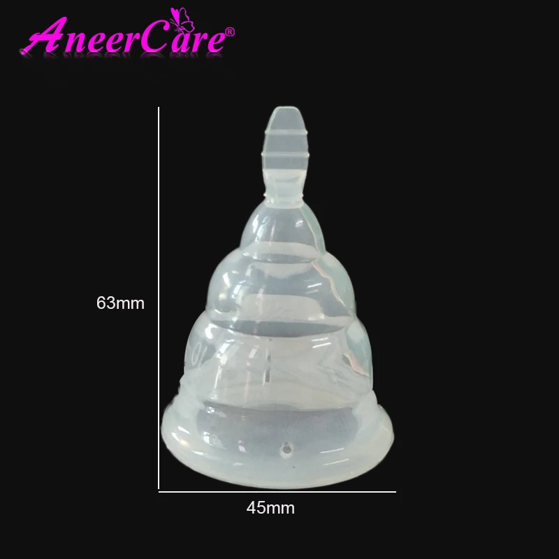 Медицинская силиконовая складная менструальная чашка для женской гигиены, Дамская чашка для предотвращения бокового периода утечки, коллекционная менструальная чашка