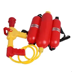 Распылитель воды пистолет рюкзак игрушка-Пожарник для детей Детская летняя игрушка пистолет уличные игры Детский праздник