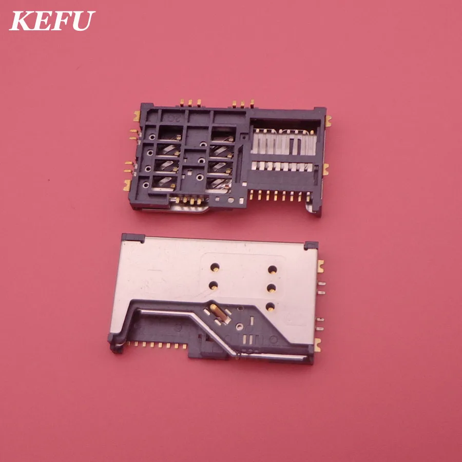 

5pcs New for FLY IQ4403 IQ 4403 IQ4411 4411 SIM card reader connector socket Holder Slot Tray module