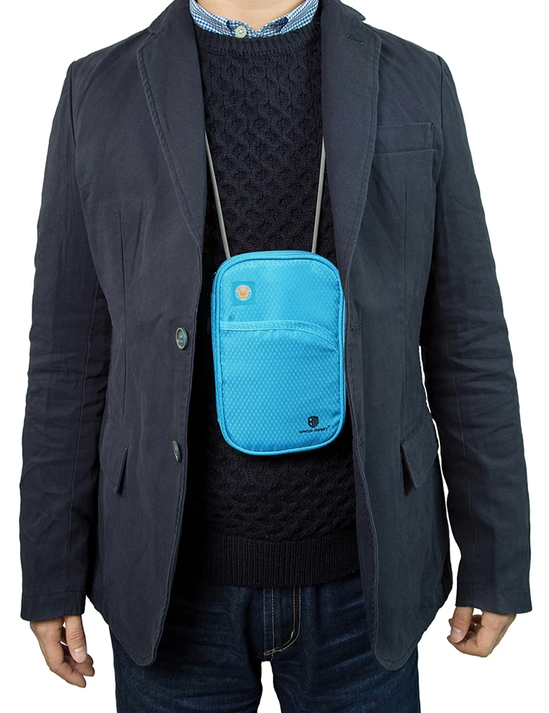 BAGSMART Mutifunction дорожный бумажник с отделением для паспорта Паспорт ID карты
