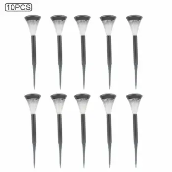 

10 Pcs Solar Powered Led Lights Outdoor Path Spot Lamp Yard Garden Decoration Ground Light Lawn Landscape LED Floor Light
