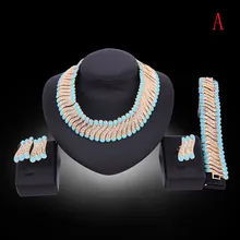 Модные женские свадебные вечерние ожерелье со стразами в комплекте стильные аксессуары Европейский великолепный прекрасный подарок Высокое качество x